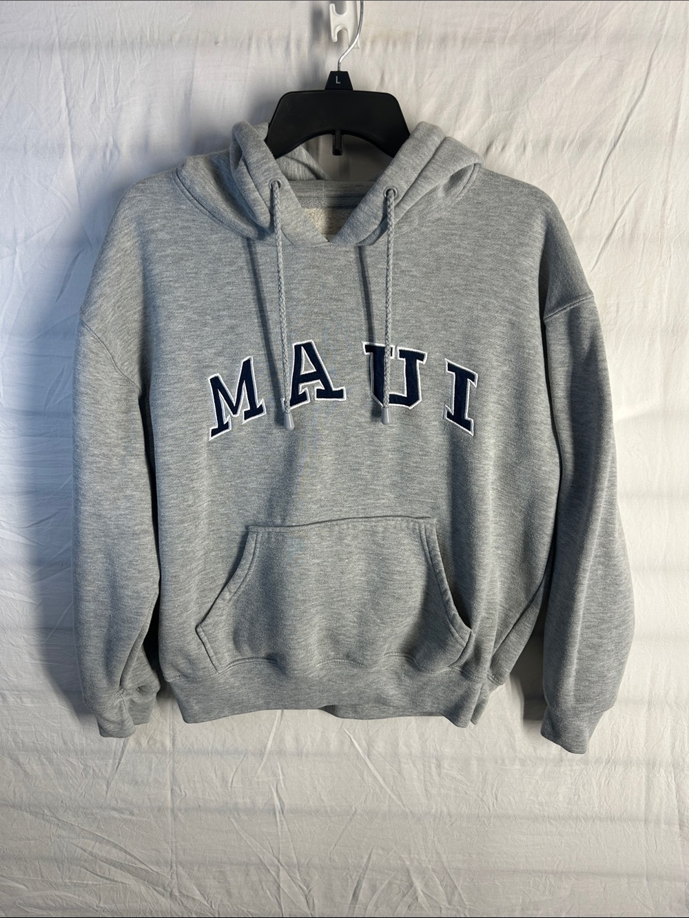 MAUI Logo Gray Pullover Hoodie